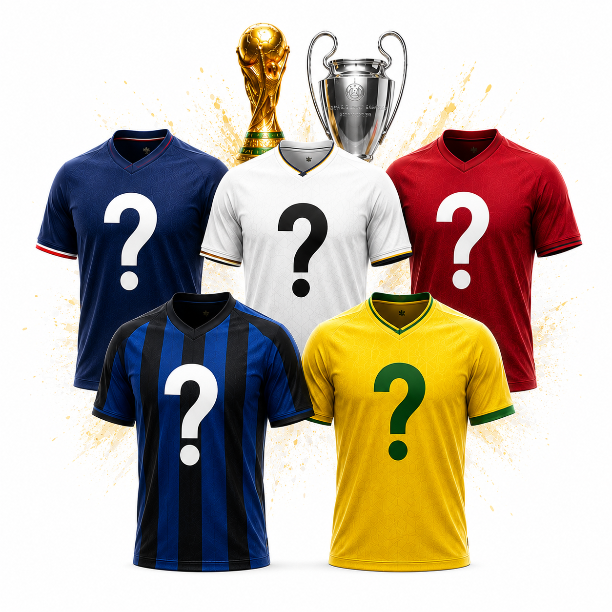 Pack de 5 Maillots Mystères – Clubs & Nations