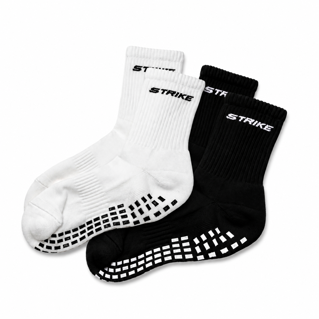 Pack de 2 paires de bas avec grip STRIKE