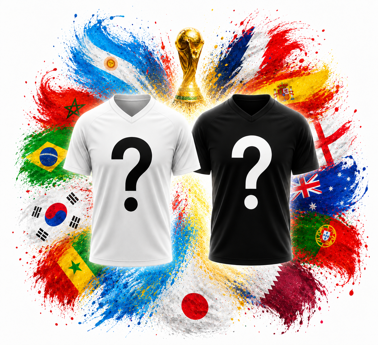 Pack de 2 maillots mystères de la coupe du monde 2026