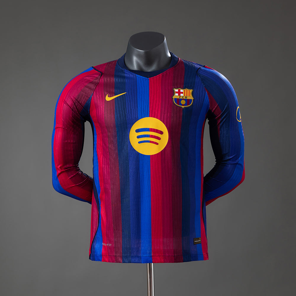 Maillot domicile FC Barcelone 2026-2027 - Manches longues